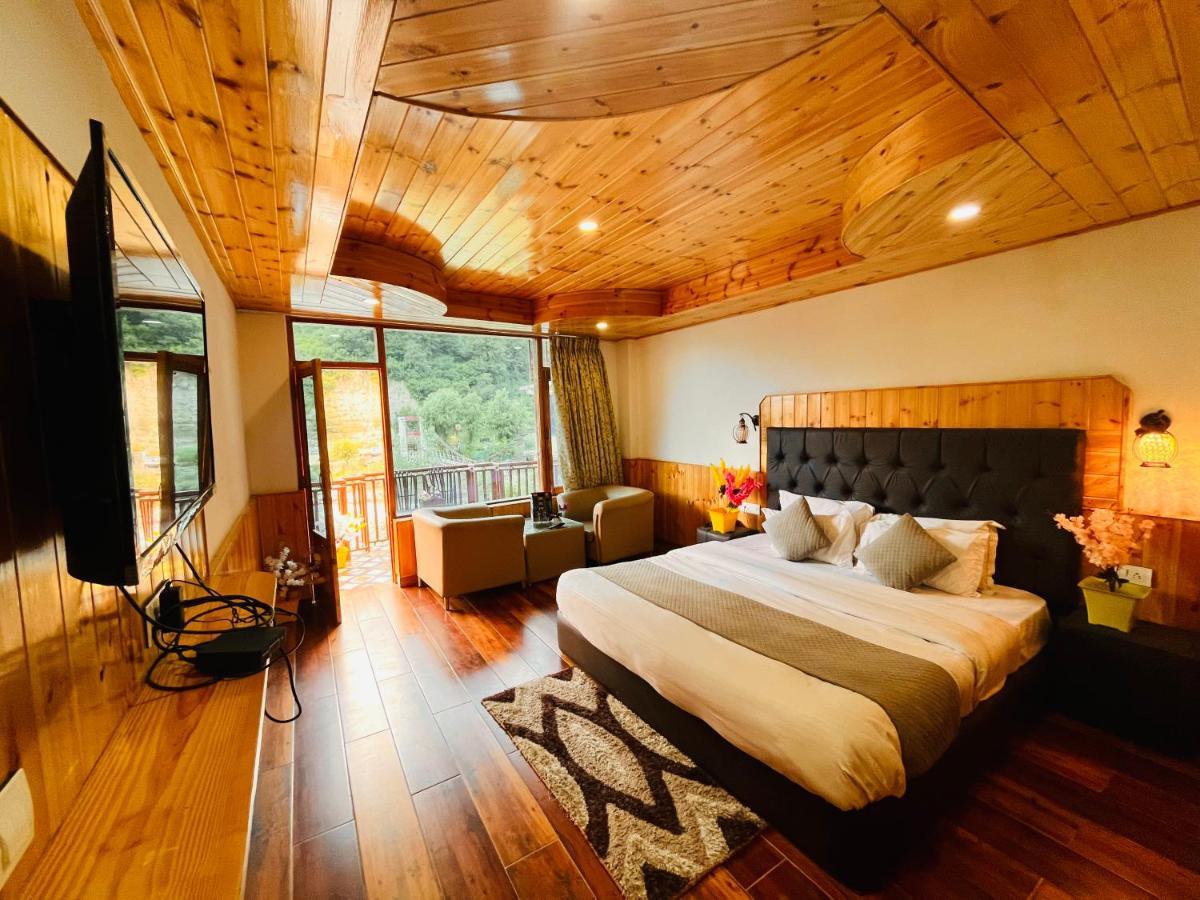 Hotel Himalayan River- Riverside Hotel Manāli エクステリア 写真